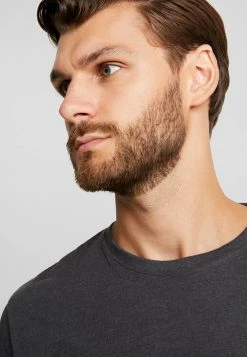 Nouveau 🔥 Solid SDROCK - T-shirt Basique - Dark Grey Melange 😉 -Solid Soldes 561847d8452548319475428ccbc37dc9