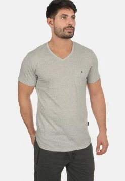 Le moins cher ❤️ Solid SDTEDROS - T-shirt Basique - Light Grey 🤩