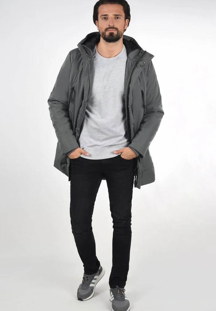 Meilleure affaire 👏 Solid SDRAPHO - Parka - Iron Gate ✨ 2 Meilleure affaire 👏 Solid SDRAPHO - Parka - Iron Gate ✨ – Image 2