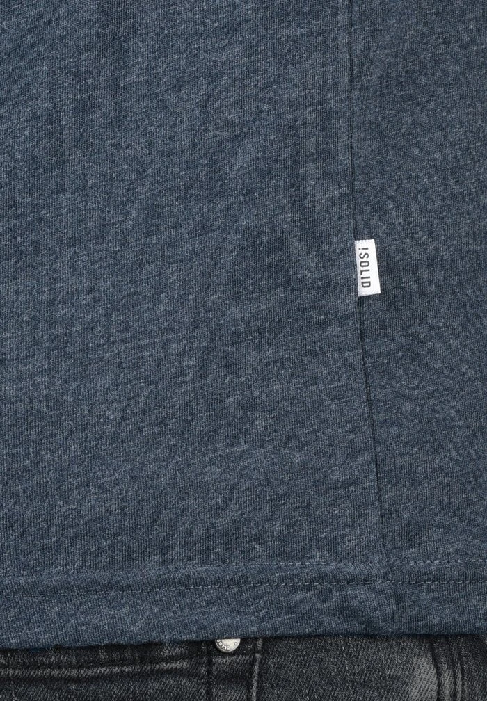 Remise ✨ Solid SDMANOLDO - T-shirt Imprimé - Blue ⭐ 4 Remise ✨ Solid SDMANOLDO - T-shirt Imprimé - Blue ⭐ – Image 4