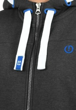 Acheter 🎁 Solid SDBENJAMINZIP - Sweat à Capuche Zippé - Dark Grey Melange 🥰 -Solid Soldes 5865998ee7c541429f1d6f4c901439c9