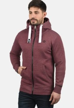 Nouveau ✔️ Solid SDBENN - Sweat à Capuche Zippé - Wine Red ✨