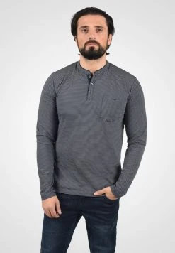 De gros ⌛ Solid SDALPHIOS - T-shirt à Manches Longues - Insignia Blue Melange ❤️