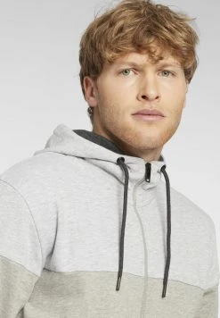 Budget 🔔 Solid SDGLORIO - Sweat à Capuche Zippé - Light Grey Melange ✔️ -Solid Soldes 5a89fbde1a8f4070bfbe0513ad6509dd