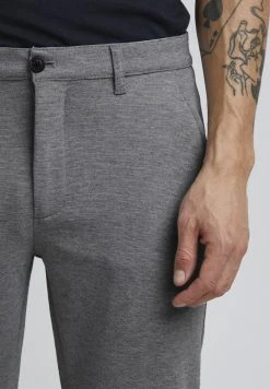 Bon marché 👍 Solid SDDAVE BARRO - Pantalon Classique - Grey Mel 🥰 -Solid Soldes 5ac7990faaa94f6db60c5dd4e85897fb