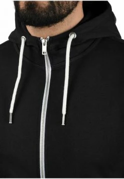 Remise ❤️ Solid SDTAMBO - Sweat à Capuche Zippé - Black ✨ -Solid Soldes 5c2a297f0b6948ea8746ba8d8a95c532