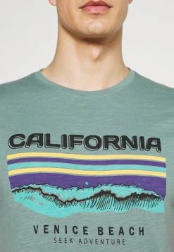 Sortie ⌛ Solid RIDLEY - T-shirt Imprimé - Sagebrush Green ⌛ -Solid Soldes 5c4ebcfd8f8f40feb5c577e88a9bd1ef