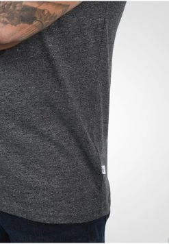 Top 10 🔥 Solid SDGAWAN - T-shirt Imprimé - Dark Grey Melange ✔️ -Solid Soldes 5c7a1b334cd347f9a96d76a78cbe2b9b