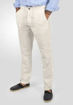 Meilleure vente 😀 Solid LORAN - Pantalon Classique - Off White 🔥