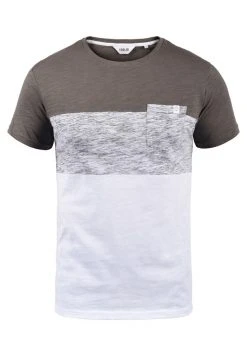 Meilleure vente ⌛ Solid SDSINOR - T-shirt Imprimé - Mid Grey ✔️ -Solid Soldes 5e82458a3b1b48bf96ec271342b450c3