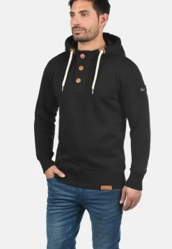 Coupon ⌛ Solid SDTRIPSTRIP - Sweat à Capuche - Black 😉