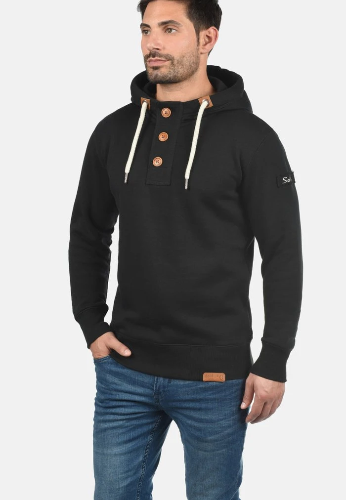Coupon ⌛ Solid SDTRIPSTRIP - Sweat à Capuche - Black 😉 1 Coupon ⌛ Solid SDTRIPSTRIP - Sweat à Capuche - Black 😉