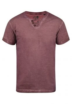 Meilleur prix ⭐ Solid SDTINO - T-shirt Basique - Wine Red 🧨 -Solid Soldes 603c3af9ee6a448590c832beee2ab6c3