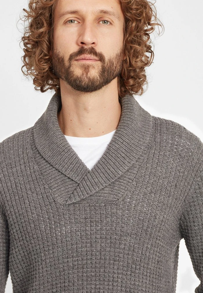 De gros 🤩 Solid SDMAPARI - Pullover - Grey Melange 🌟 4 De gros 🤩 Solid SDMAPARI - Pullover - Grey Melange 🌟 – Image 4