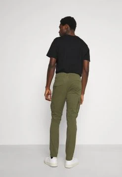 Coupon 👏 Solid TRUC CARGO FIRM WAIST - Pantalon Cargo - Ivy Green 🌟 -Solid Soldes 618a60bfdea5458687db8dcd3393f9bb