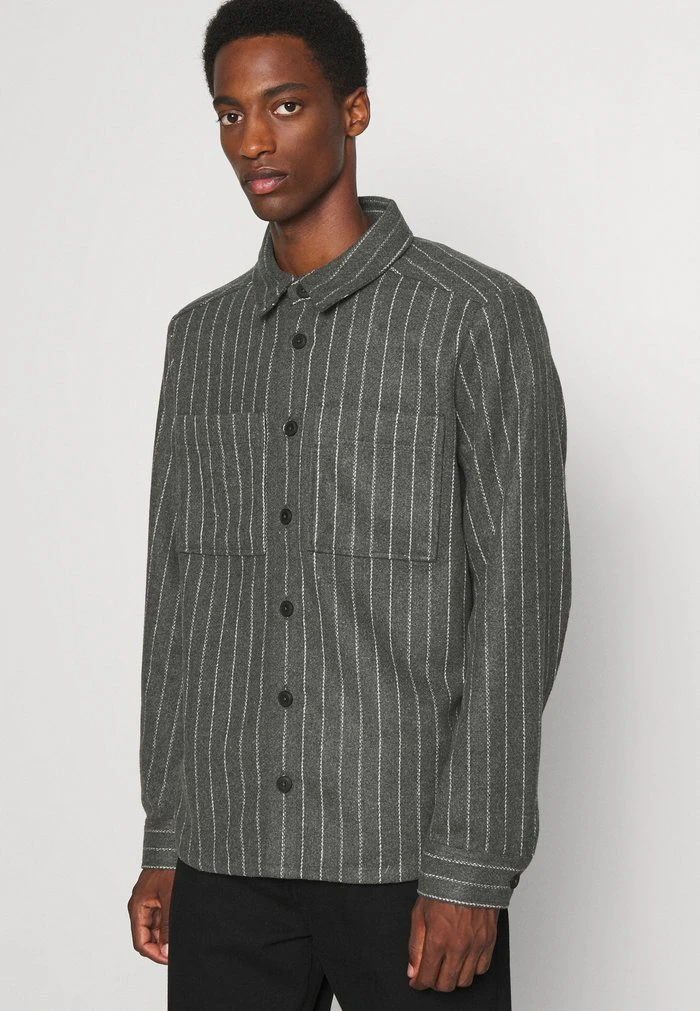 Tout neuf ✨ Solid TODD PINSTRIPE - Chemise - Dark Grey Melange 🧨 4 Tout neuf ✨ Solid TODD PINSTRIPE - Chemise - Dark Grey Melange 🧨 – Image 4