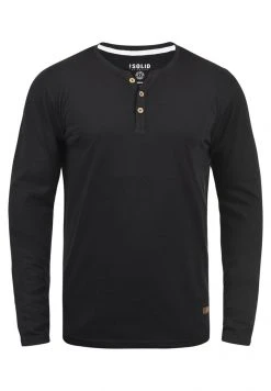 Remise 😀 Solid SDVOLKO - T-shirt à Manches Longues - Black 🎉 -Solid Soldes 628858d99fa34be5b00f8b782ce21355