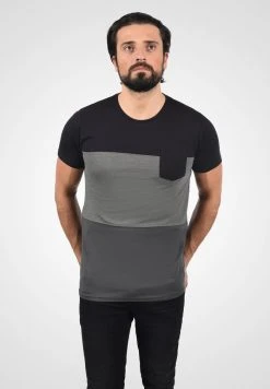 Acheter 🎉 Solid SDMINGO - T-shirt Imprimé - Black 🤩
