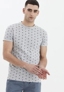 Meilleur prix ⌛ Solid SDJARVIS - T-shirt Imprimé - Light Grey 🎉