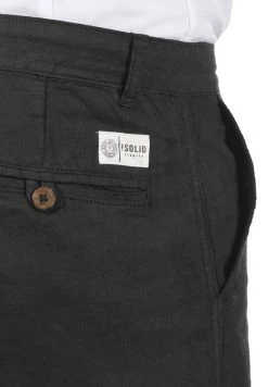 Meilleur prix 🌟 Solid LORAN - Pantalon Classique - Black ✔️ -Solid Soldes 6345ecad12c740f7beda85e27636859a