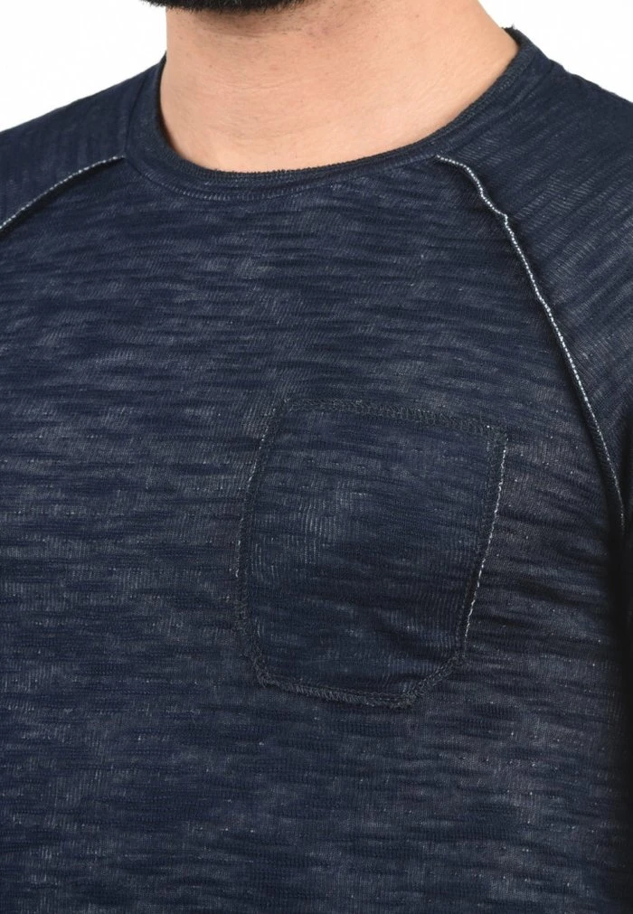 Budget ⭐ Solid SDDON - Sweatshirt - Blue 🥰 3 Budget ⭐ Solid SDDON - Sweatshirt - Blue 🥰 – Image 3