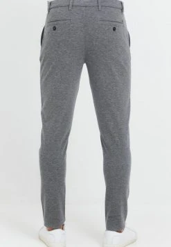 De gros ❤️ Solid SDOLIVERO - Pantalon Classique - Grey Melange Meliert 🌟 -Solid Soldes 63b635b839164ea995fb9d664ab5148d