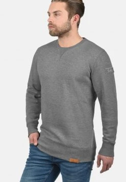 Meilleur prix 😍 Solid TRIP-O-NECK - Sweatshirt - Grey Melange 🌟