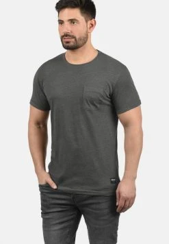 Promo 🥰 Solid SDBOB - T-shirt Basique - Grey Melange 👏