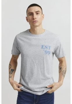 Budget ✨ Solid ARCHIE - T-shirt Imprimé - Light Grey Melange 🎉