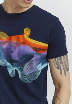 De gros 😍 Solid PEDRO - T-shirt Imprimé - Insignia Blue ⭐ -Solid Soldes 68dfca46c21a4a9981362802d4a92542