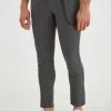 Budget 💯 Solid SDTRAVIS 6198065 - Pantalon Classique - Dar Grey M 💯