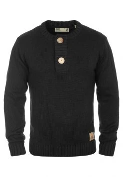 Top 10 ⭐ Solid SDPALANI - Pullover - Black ⌛ -Solid Soldes 69a19e55ec3b4afab2182806ed5f70de