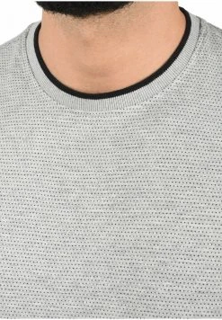 Promo 😉 Solid SDSAUL - T-shirt Imprimé - Light Grey Melange 🎁 -Solid Soldes 6a2f661f7f4c4357a88587fde623ce29