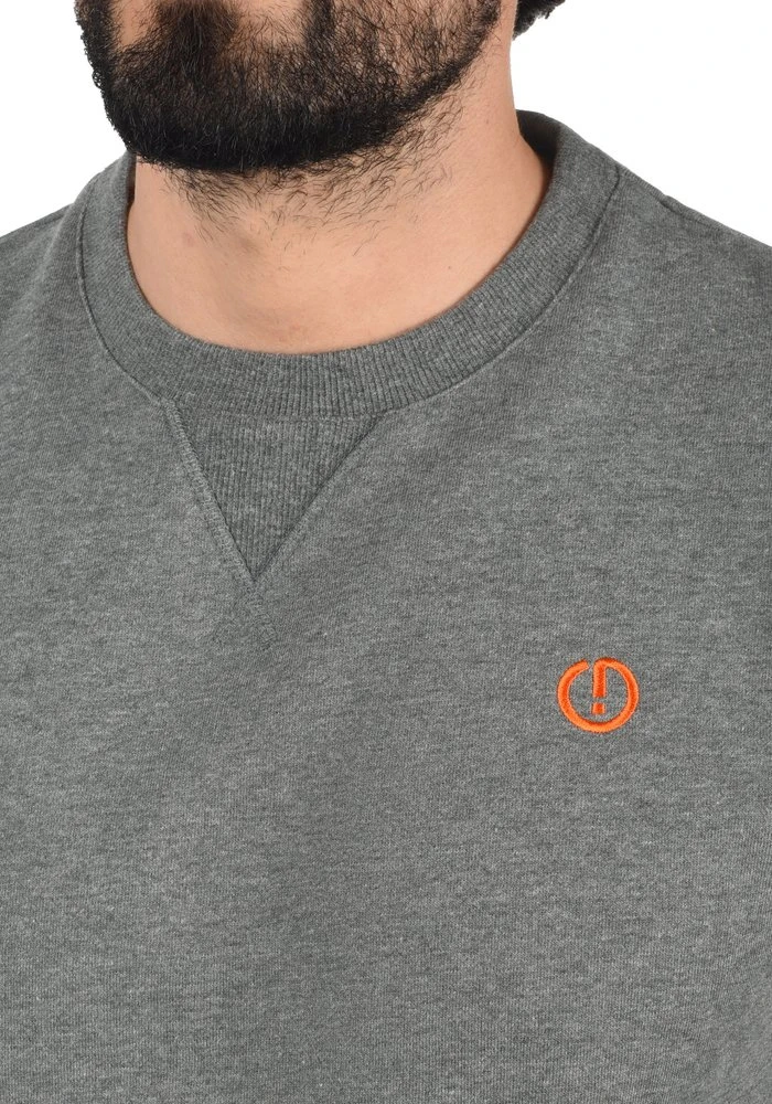 Meilleur prix 😍 Solid SDBENN - Sweatshirt - Grey Melange 👏 4 Meilleur prix 😍 Solid SDBENN - Sweatshirt - Grey Melange 👏 – Image 4