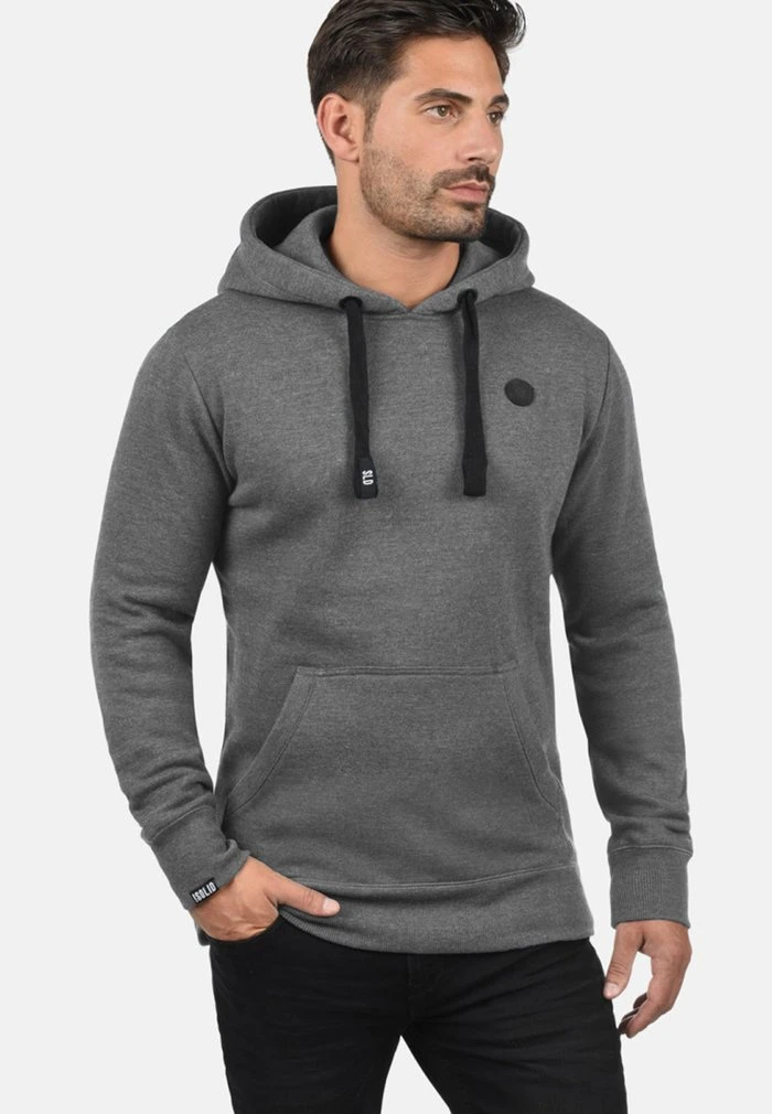 Meilleur prix ✨ Solid SDBENO - Sweat à Capuche - Grey Melange 🔥 1 Meilleur prix ✨ Solid SDBENO - Sweat à Capuche - Grey Melange 🔥