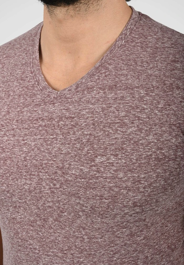 Acheter 🔥 Solid SDALARUS - T-shirt Imprimé - Wine Red Melange 🎉 6 Acheter 🔥 Solid SDALARUS - T-shirt Imprimé - Wine Red Melange 🎉 – Image 6