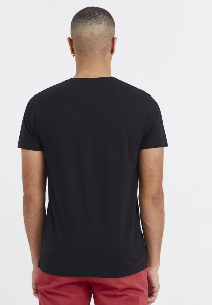 Sortie 🛒 Solid SDSASCHA - T-shirt Imprimé - Black 🎁 3 Sortie 🛒 Solid SDSASCHA - T-shirt Imprimé - Black 🎁 – Image 3