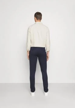 Meilleure vente 😀 Solid BARRO STRIPE PANTS - Chino - Insignia Blue 😍 -Solid Soldes 70b0225497fc4f3ca93ceb091f2638a2