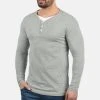 Meilleure vente 🥰 Solid SDDORIANO - T-shirt à Manches Longues - Light Grey ✔️