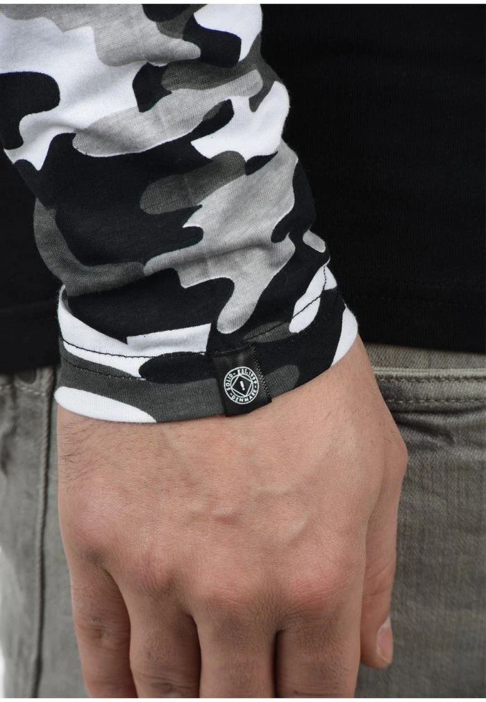 Meilleure vente ⭐ Solid SDCAJUS - T-shirt à Manches Longues - Black Grey 😀 3 Meilleure vente ⭐ Solid SDCAJUS - T-shirt à Manches Longues - Black Grey 😀 – Image 3