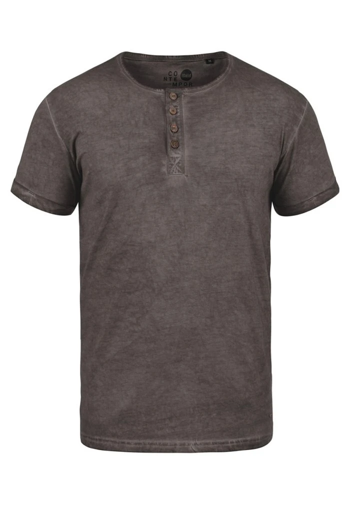 Offres ✔️ Solid SDTIHN - T-shirt Basique - Coffee Bea 🛒 4 Offres ✔️ Solid SDTIHN - T-shirt Basique - Coffee Bea 🛒 – Image 4