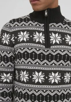 Sortie ⌛ Solid SDWINOLDO - Pullover - Black 🧨 -Solid Soldes 7340c63ee8094a71a45a9ac3c978bb5d