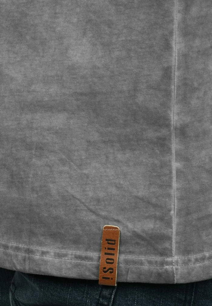 Meilleur prix 😍 Solid RUNDHALSSHIRT TIMUR - T-shirt à Manches Longues - Mid Grey ✔️ 4 Meilleur prix 😍 Solid RUNDHALSSHIRT TIMUR - T-shirt à Manches Longues - Mid Grey ✔️ – Image 4