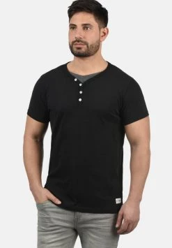 Offres ✨ Solid DORIAN - T-shirt Basique - Black 🧨
