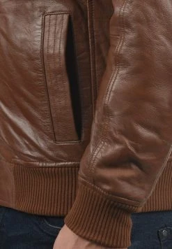 Vente flash 👍 Solid SDCAMASH - Veste En Cuir - Golden Bro 🌟 -Solid Soldes 7581ec32eaea4cce9b1f0fecc055e1ee