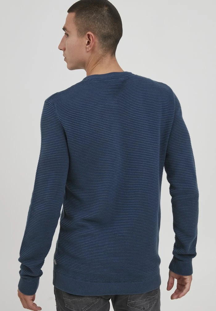 Sortie 🎉 Solid SDNICHOLAS - Pullover - Ensign Blue 🥰 3 Sortie 🎉 Solid SDNICHOLAS - Pullover - Ensign Blue 🥰 – Image 3