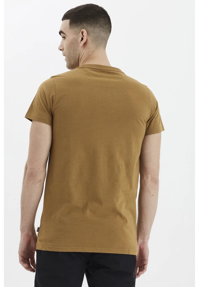 Vente flash 🔔 Solid SDPEKO - T-shirt Basique - Dull Gold ⭐ 3 Vente flash 🔔 Solid SDPEKO - T-shirt Basique - Dull Gold ⭐ – Image 3