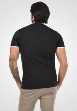 Coupon 🧨 Solid SDSAUL - T-shirt Imprimé - Black 🤩 -Solid Soldes 76e2b900e1414f60bf1e7f0ace3ea728