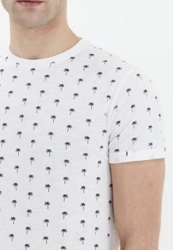 Coupon ⭐ Solid SDJARVIS - T-shirt Imprimé - White ✨ -Solid Soldes 77bad7b38da543a0825775c75349e7d7