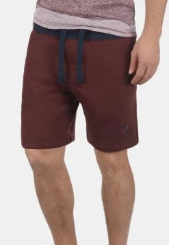 Meilleure vente ❤️ Solid SDBENNI - Short - Wine Red 😀